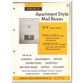 AMERICAN DEVICE MFG COMPANY 1964 Apartment mail...