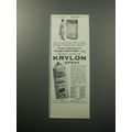1957 Krylon Spray paint Advertisement - If you prize it.. Krylon-ize it