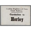 LONDON BRIGHTON & SOUTH COAST RAILWAY LUGGAGE L...