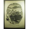 1958 The Philadelphia Bulletin Ad - Cartoon by Richard Decker - Camel Horse Race