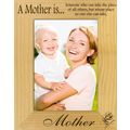 A Mother is Laser Engraved Wood Picture Frame P...