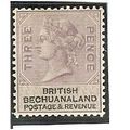 British Bechuanaland QV 1888 3d Lilac & Black M...