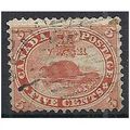 Canada (Colony Of) 1859 SG31 5c Pale Red Fine U...