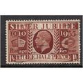 GB 1935 KGV 1 1/2d Brown Silver jubilee SG 455(53