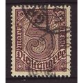 Germany 1920 SG O136 Used - Official (D-314)