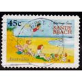 Australia 1996 Books 45c Used P&S Stamp Sandy B...