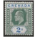 Grenadas 1906 SG74 2/- Green & Ultramarine Wmk ...