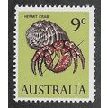 AUS 1966 U/M 9c 'HERMIT CRAB' (EBID59-134)