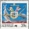 AUSTRALIA, Living Together, Tourism, blue 1988,...