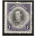 Niue 1938 SG75 1/- Black & Violet Mounted Mint ..