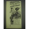 1947 Kitchen Bouquet Ad - Gravy rich brown delicious easy with Kitchen Bouquet