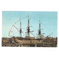 HMS VICTORY, Portmouth... unused vintage postca...