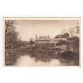 The Grange House Enford Postcard 1926 Wiltshire...