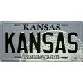 Kansas License Plate Novelty Fridge Magnet