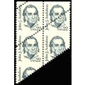 1863, Mint NH 22¢ - DIAGONAL MISPERFORATED ERRO...