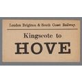 LONDON BRIGHTON & SOUTH COAST RAILWAY LUGGAGE L...