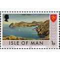 Isle of Man 1973 QEII 1p Port Erin Mounted Mint...