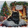 Handmade Diamond Art Christmas Card with Christ...