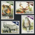 Neth. Antilles Hawk Bird Rhino Tiger Deer Endan...