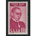 Saar Peter Wust philosopher 1950 MH SG#287