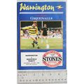 1990 programme Warrington v. Wakefield Trinity