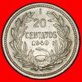 Ⰶ COMMUNIST HAMMER (1919-1941): CHILE ★ 20 CENT...