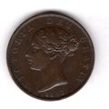 Great Britain. Victoria. Halfpenny 1853. dy18800