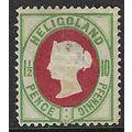 HELIGOLAND QV 1875-90 DIE II 10pf ( 1½d ) MINT ...