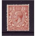GREAT BRITAIN 1924 GEORGE V SG 420 1 1/2d RED B...