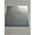 Wedding Evening Acceptance Card - silver foil card
