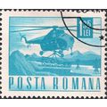 ROMANIA, AIR, Transport helicopter, blue 1968, ...