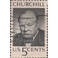 USA, PEOPLE, Winston Churchill, grey 1965, 5c, #4