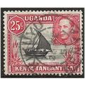 KUT 1938 SG140 25c Blue & Carmine-Rose Fine Use...