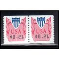 CVP33 21c Shield Very Fine MNH Pair PA5037