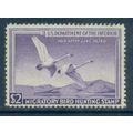 RW17 $2 Trumpeter Swans in Flight Fine MDG NA1697