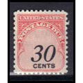J98 30c Postage Due Just Clears MNH KA0821