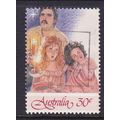 AUSTRALIA 1987 CHRISTMAS 30c FATHER & GIRLS USE...