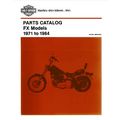 HARLEY-DAVIDSON FX MODELS PARTS CATALOG 1971-19...