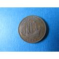 1947 GEORGE VI HALFPENNY FREE POST. (j) AAI