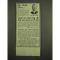 1917 Bryant & Stratton College Ad - Mr. Webb Says