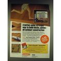 1984 Rexnord Contech PL500 Deck and Treated Lumber Adhesive Ad
