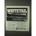 1990 Simmons Whitetail Classic Scope Ad