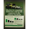 1990 Cushman Runabout Utility Vehicle Ad - Why does the competition shrink