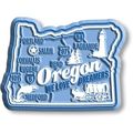 Oregon We Love Dreamers Premium State Map Fridg...