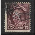 USA 1917 12c FRANKLIN CLARET BROWN SG 519 FINE ...