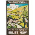 Your Countrys Call Enlist Now WW1 Army Recruitm...