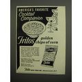 1952 Fritos Corn Chips Ad - America's favorite cocktail companion