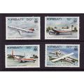 KIRIBATI 1982 AIR TUNGARU SG 179 / 182 SET 4 VA...