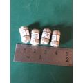 4 Balls of Dark Beige Wool 1:12th Dolls House M...