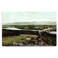 Postcard Menai Bridges Postmark LLANDUDNO B47 D...